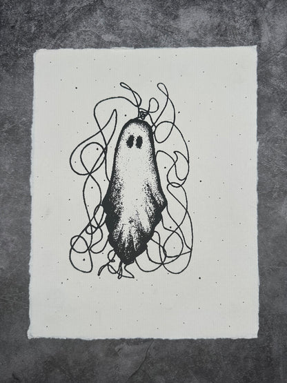 Haunted, screen print