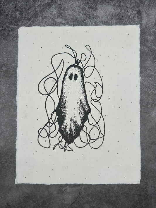 Haunted, screen print