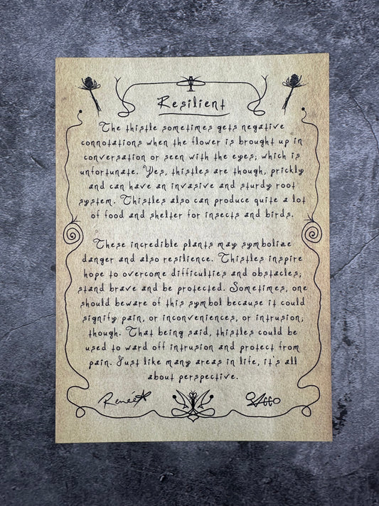 Resilient, card only